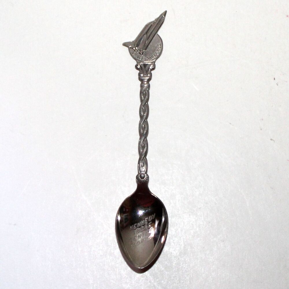 Vintage Kennedy Space Center Florida souvenir spoon Astronomy NASA